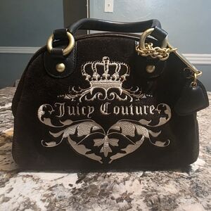 Juicy Couture Black and Gold Women's Bag